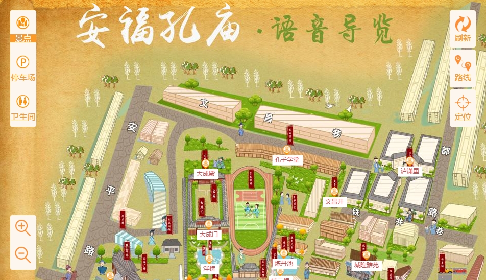 黄梅手绘地图：智慧景区智能化服务的延伸